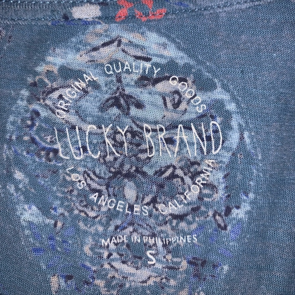 Lucky Brand Blue & Pink Shirt size S - Picture 8 of 10